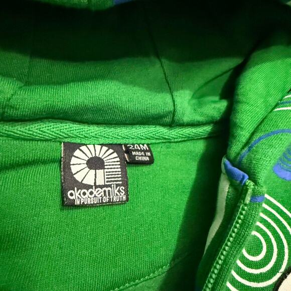 Akademiks y2k full zip kids sweatshirt size 24. - Picture 2 of 6